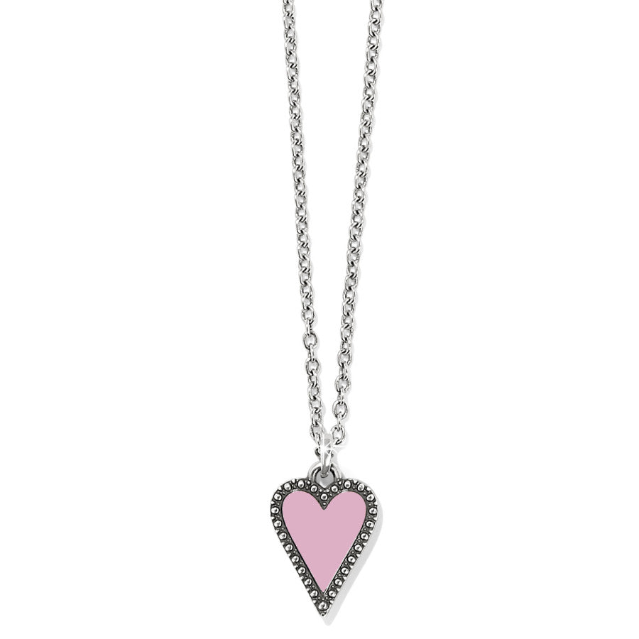 Dainty Crystal Heart Necklace with Dazzling Love Design