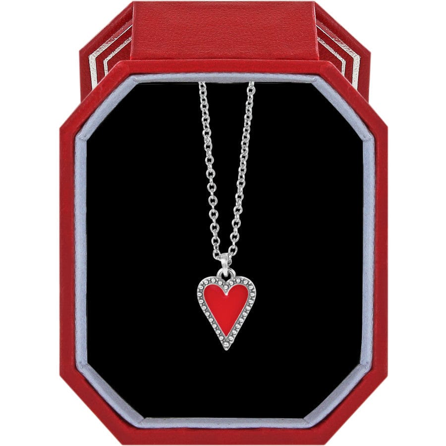 Dainty Heart Crystal Necklace in Gift Box for Her