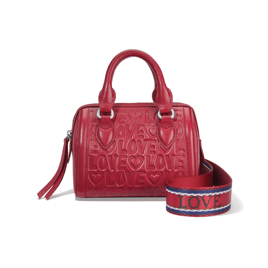 Love Textured Mini Satchel Bag
