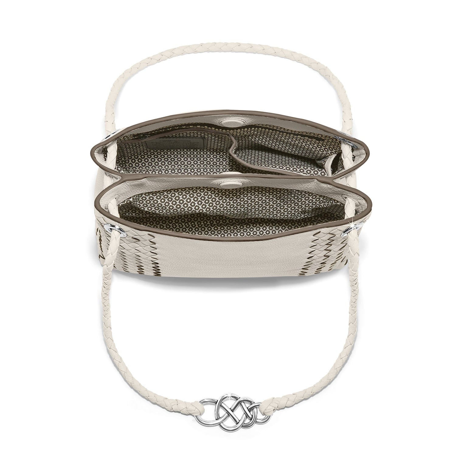 Devon Woven Convertible Crossbody Bag with Interlok Hardware