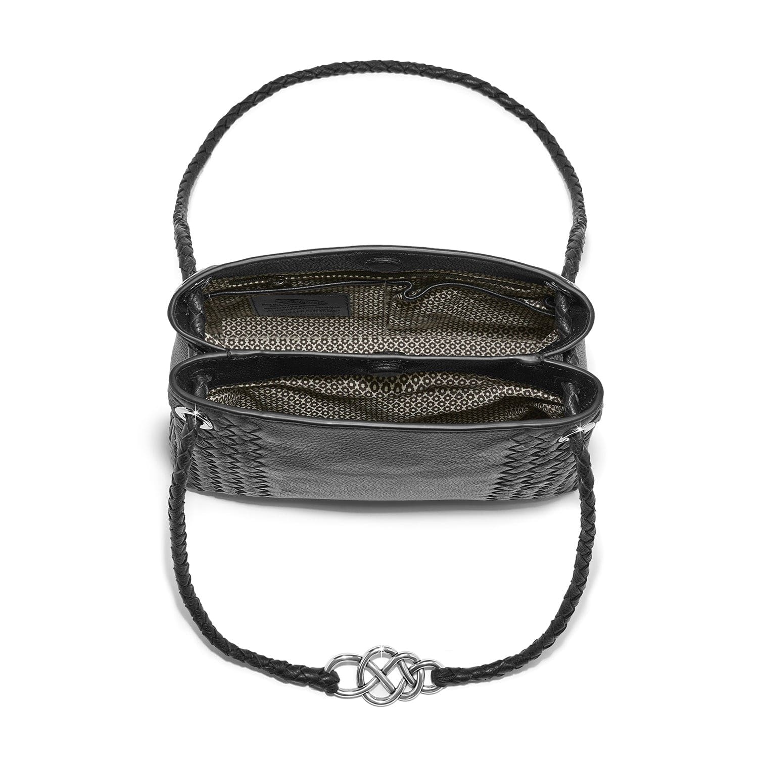 Devon Woven Convertible Crossbody Bag with Interlok Hardware