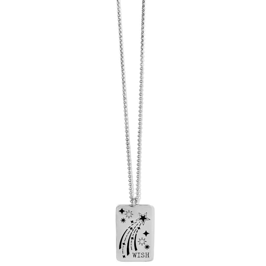 Wish Necklace Pendant with Shooting Star Charm