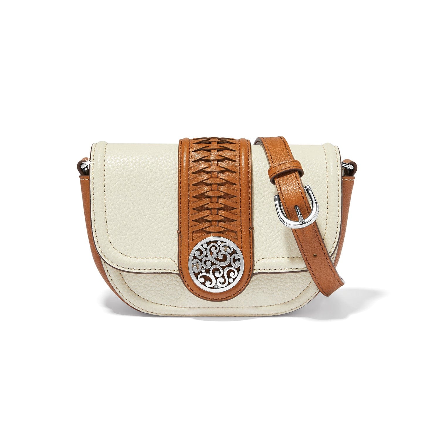 Emmie Leather Flap Bag - Handcrafted Laser-Cut Design