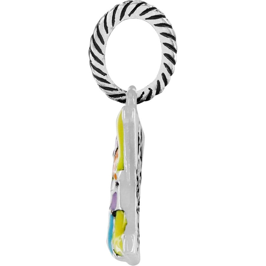 Enamel Letter Charm - Alphabet Jewelry Pendant