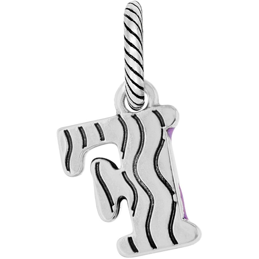 Enamel Letter Charm - Alphabet Jewelry Pendant