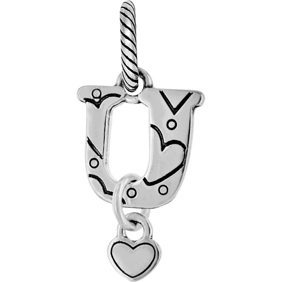 Enamel Letter Charm - Alphabet Jewelry Pendant