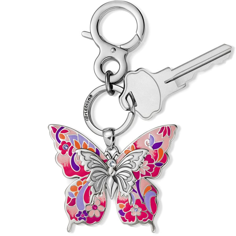 Wingfield Butterfly Enamel Handbag Charm with Crystal