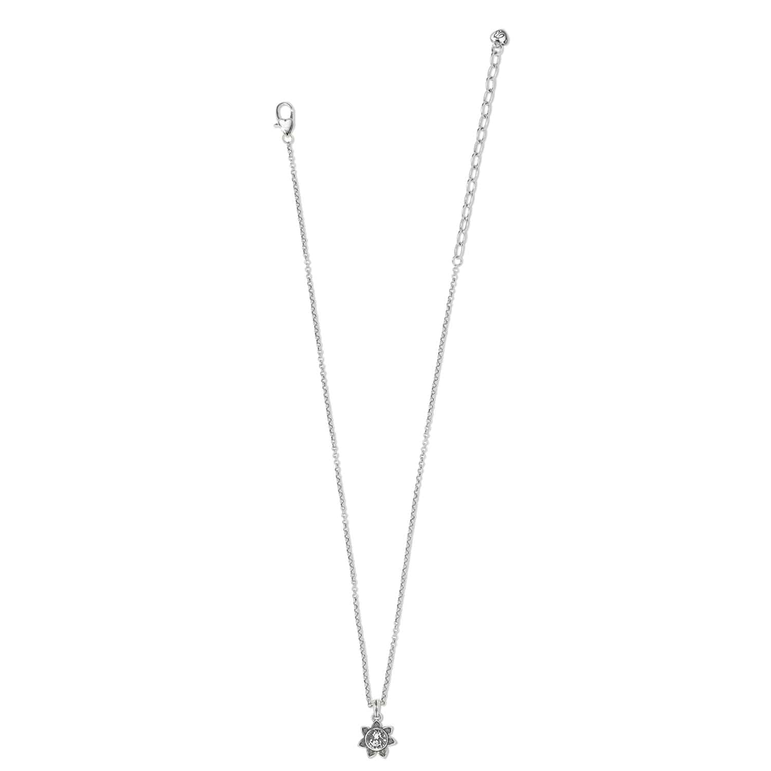 Everbloom Sunflower Birthstone Necklace for Good Fortune