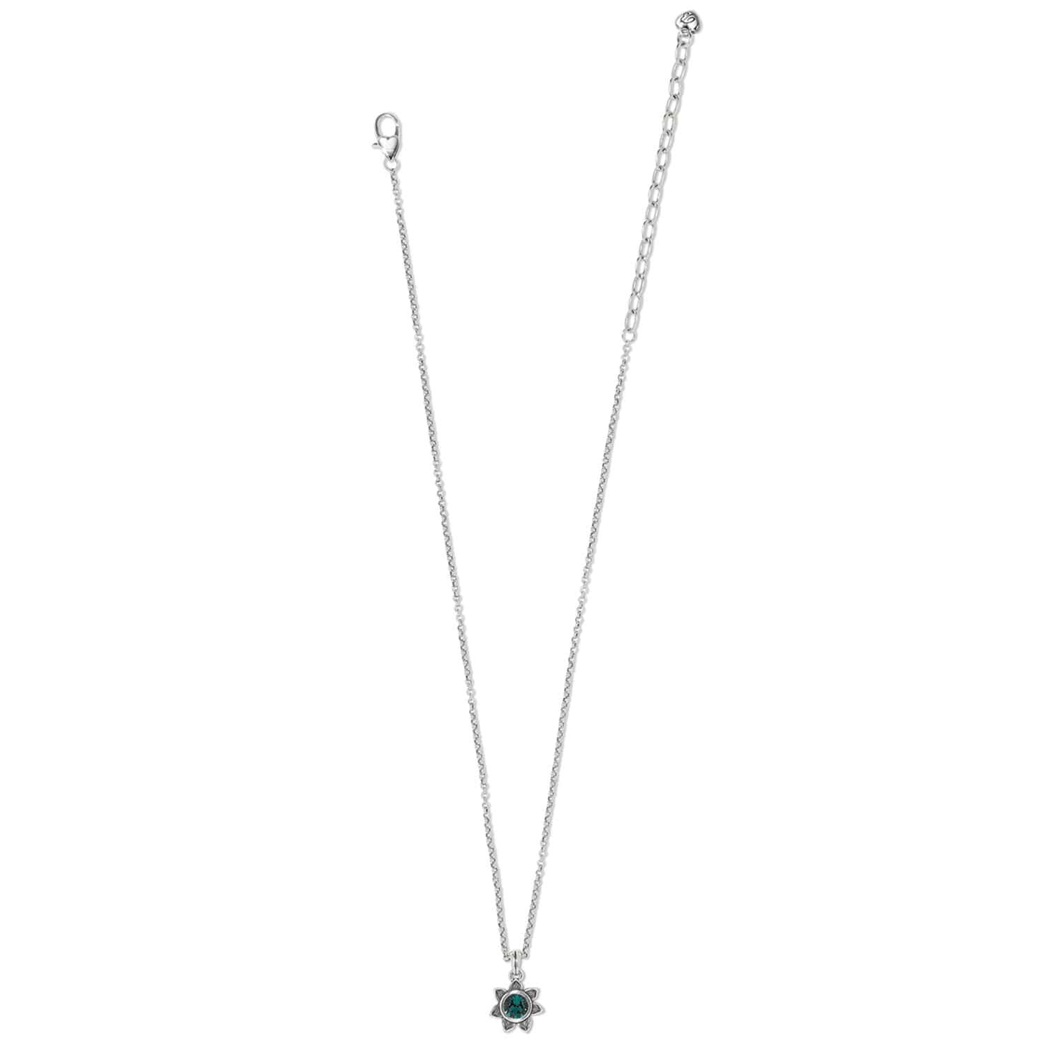 Everbloom Sunflower Birthstone Necklace for Good Fortune