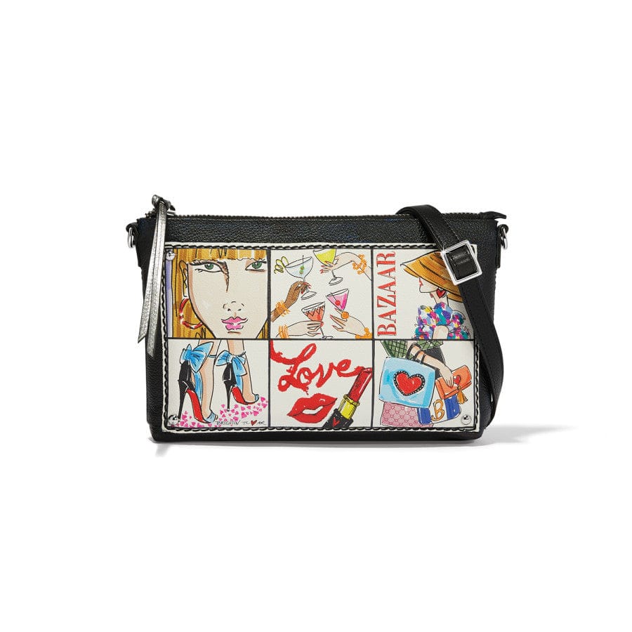 Vintage Magazine Cover Crossbody Bag - Fashionista Pouch