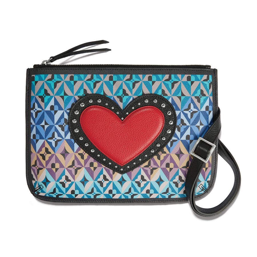 Moody Blue Fashion Pouch - 60s Inspired Design by Fashionista