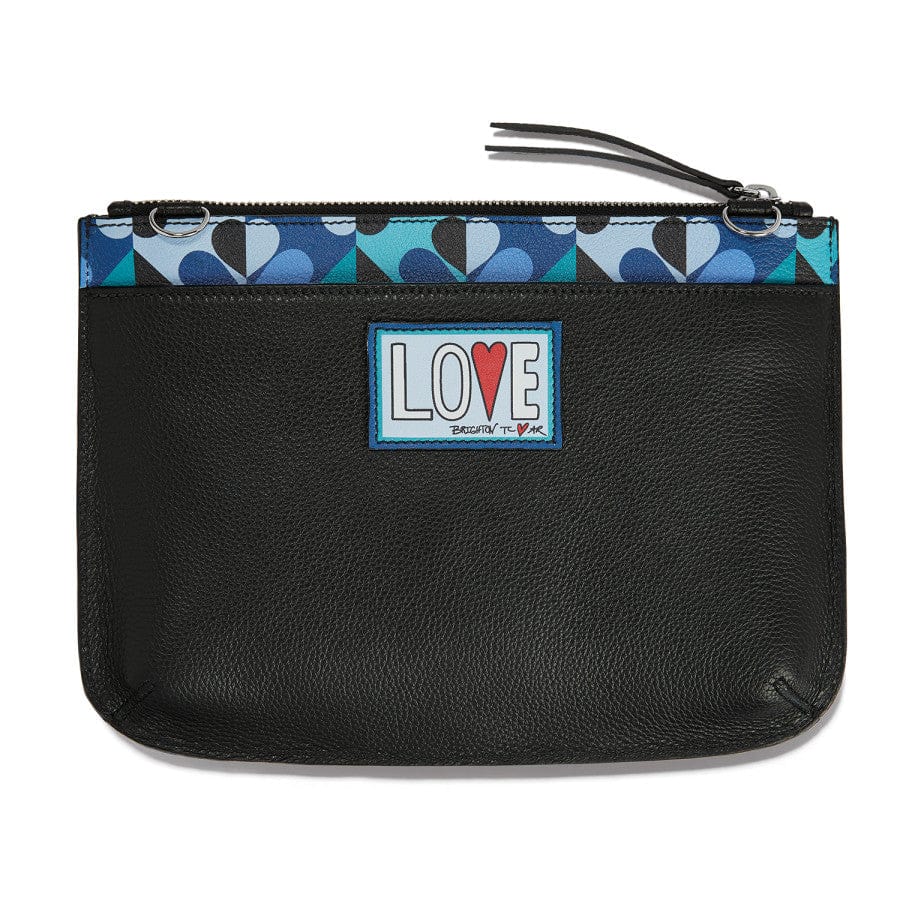 Moody Blue Fashion Pouch - 60s Inspired Design by Fashionista