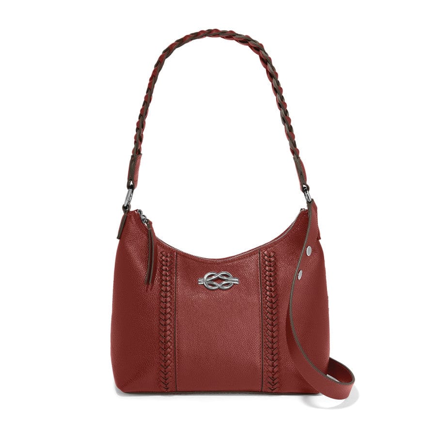 Faye Leather Convertible Shoulder Bag with Crossbody Strap