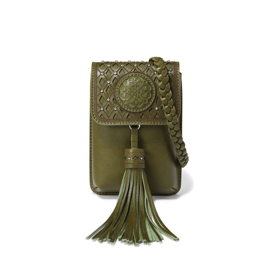 Ferrara La Belleza Leather Phone Holder with Tassel