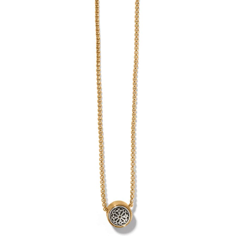 Ferrara Handmade Two-Tone Mini Pendant Necklace