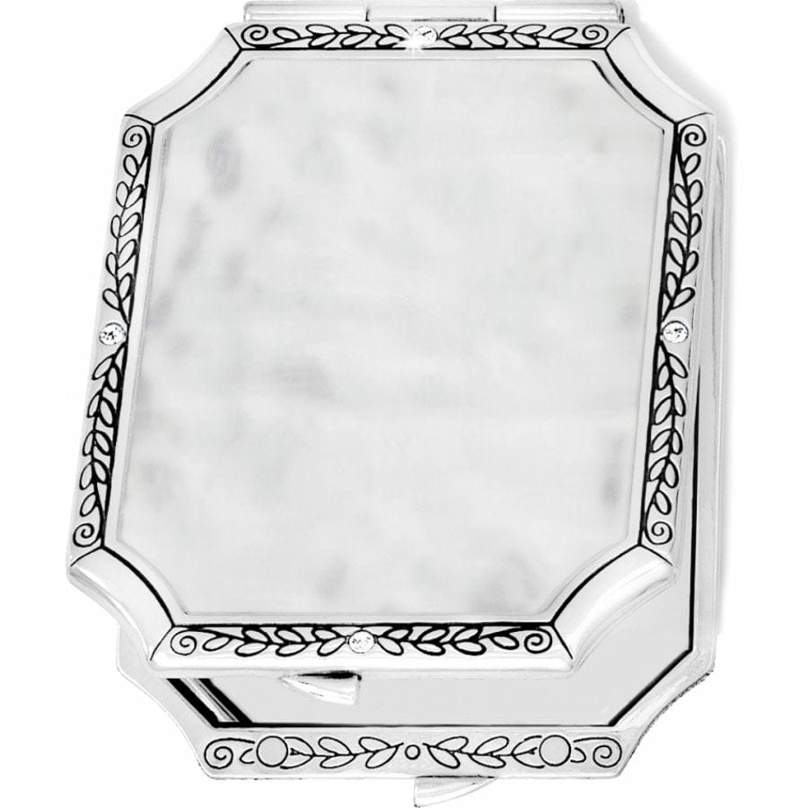 Floral Tapestry Compact Mirror – Elegant Gift Makeup Case