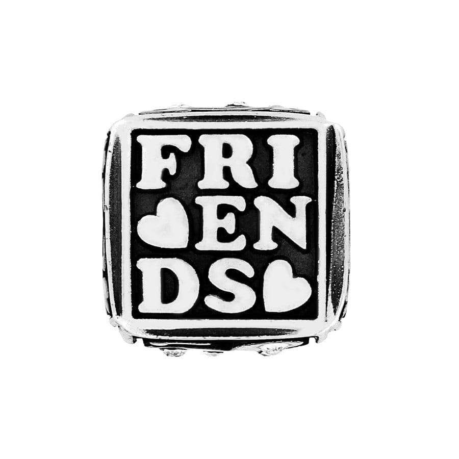 Friends Forever Butterfly Crystal Cube Bead