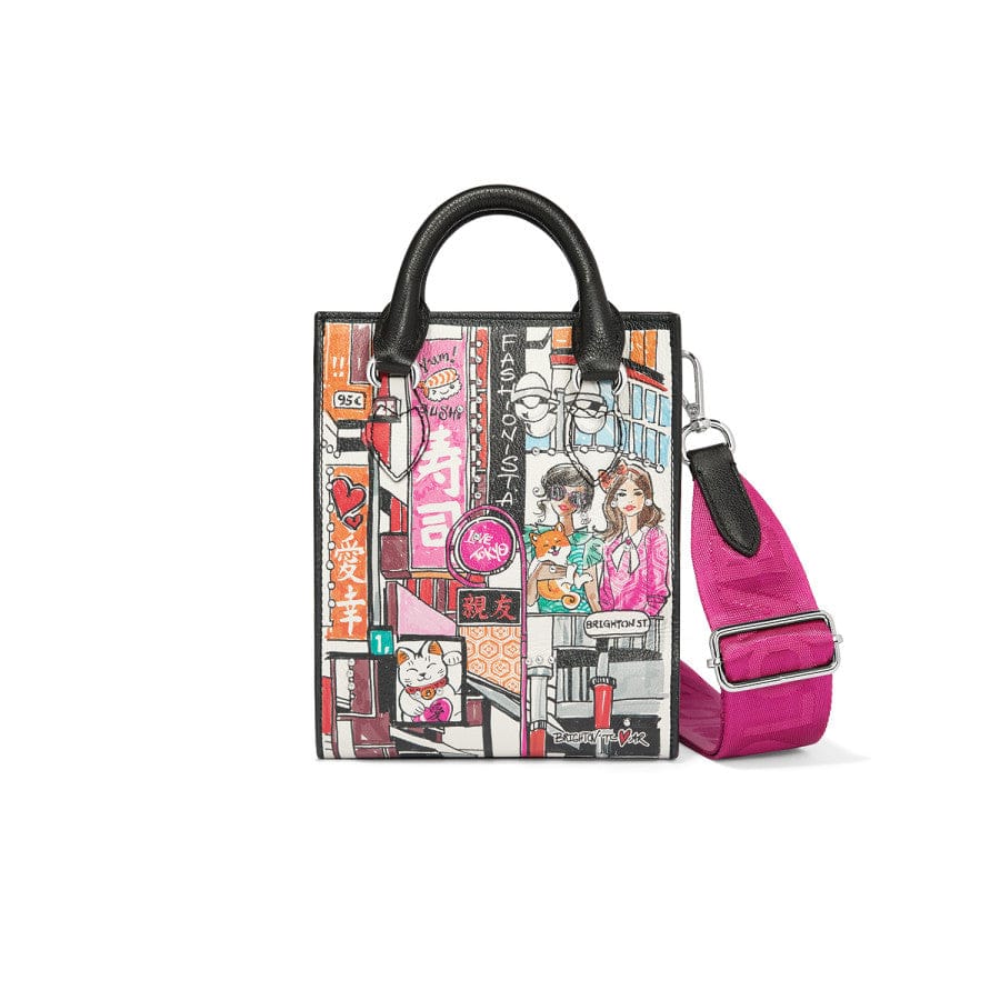 Tokyo Love Mini Tote Bag - Stylish Graphic Shoulder Bag