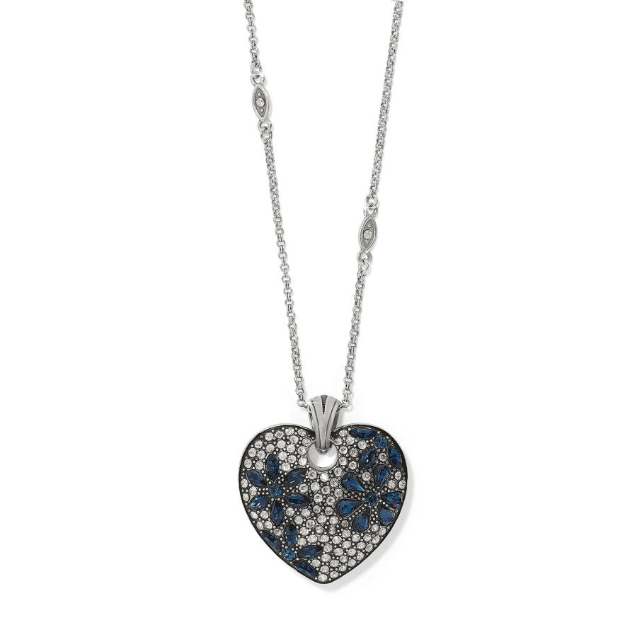 Handcrafted Crystal Heart Convertible Necklace - Garden of Love