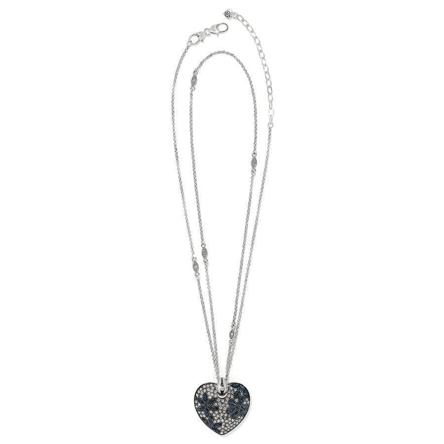 Handcrafted Crystal Heart Convertible Necklace - Garden of Love