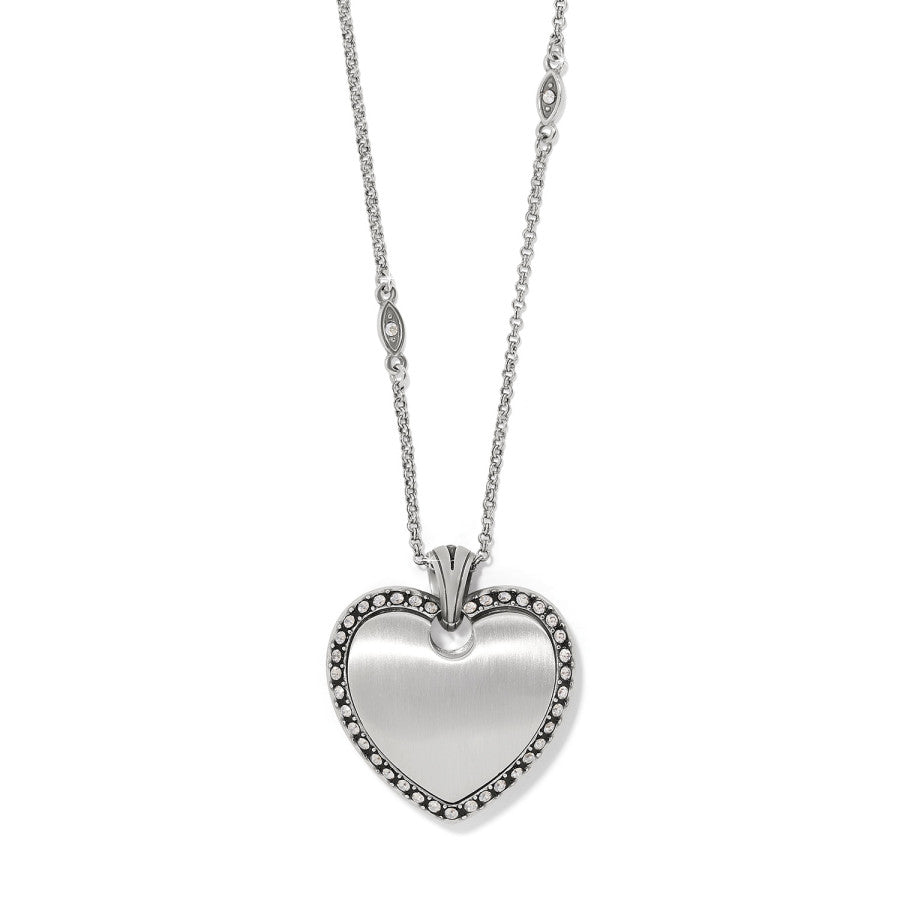 Handcrafted Crystal Heart Convertible Necklace - Garden of Love