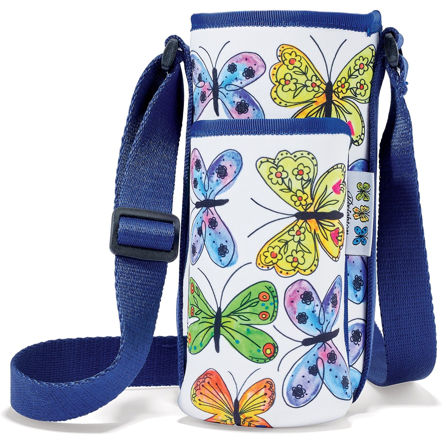 Butterfly Water Bottle Holder - Colorful Garden Wings Design