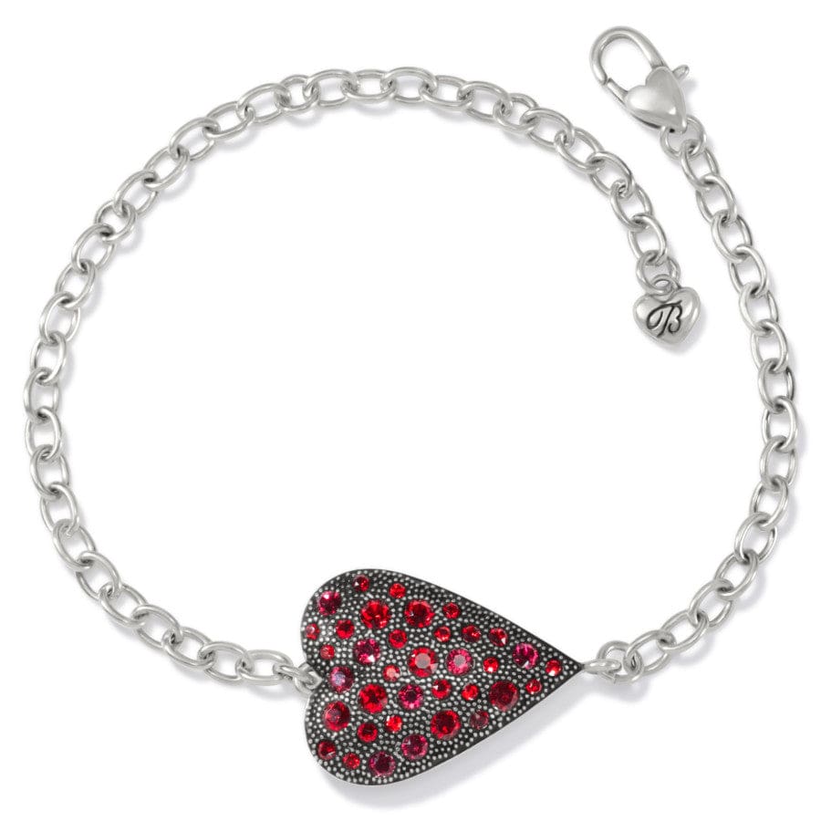 Glisten Heart Charm Bracelet for Women - Elegant Stackable Jewelry