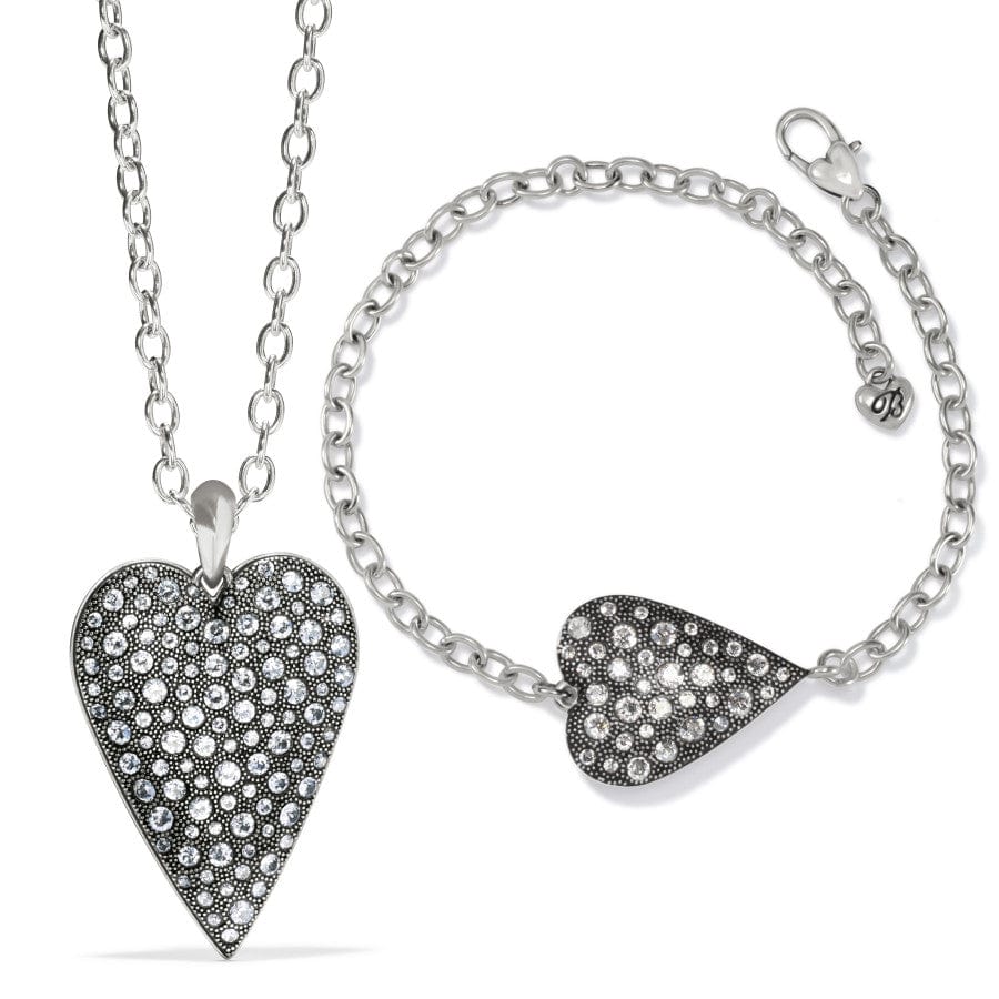 Austrian Crystal Heart Jewelry Gift Set – Glisten & Modern