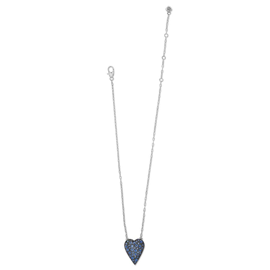 Glisten Heart Pendant Necklace - Petite Silver Layering Jewelry