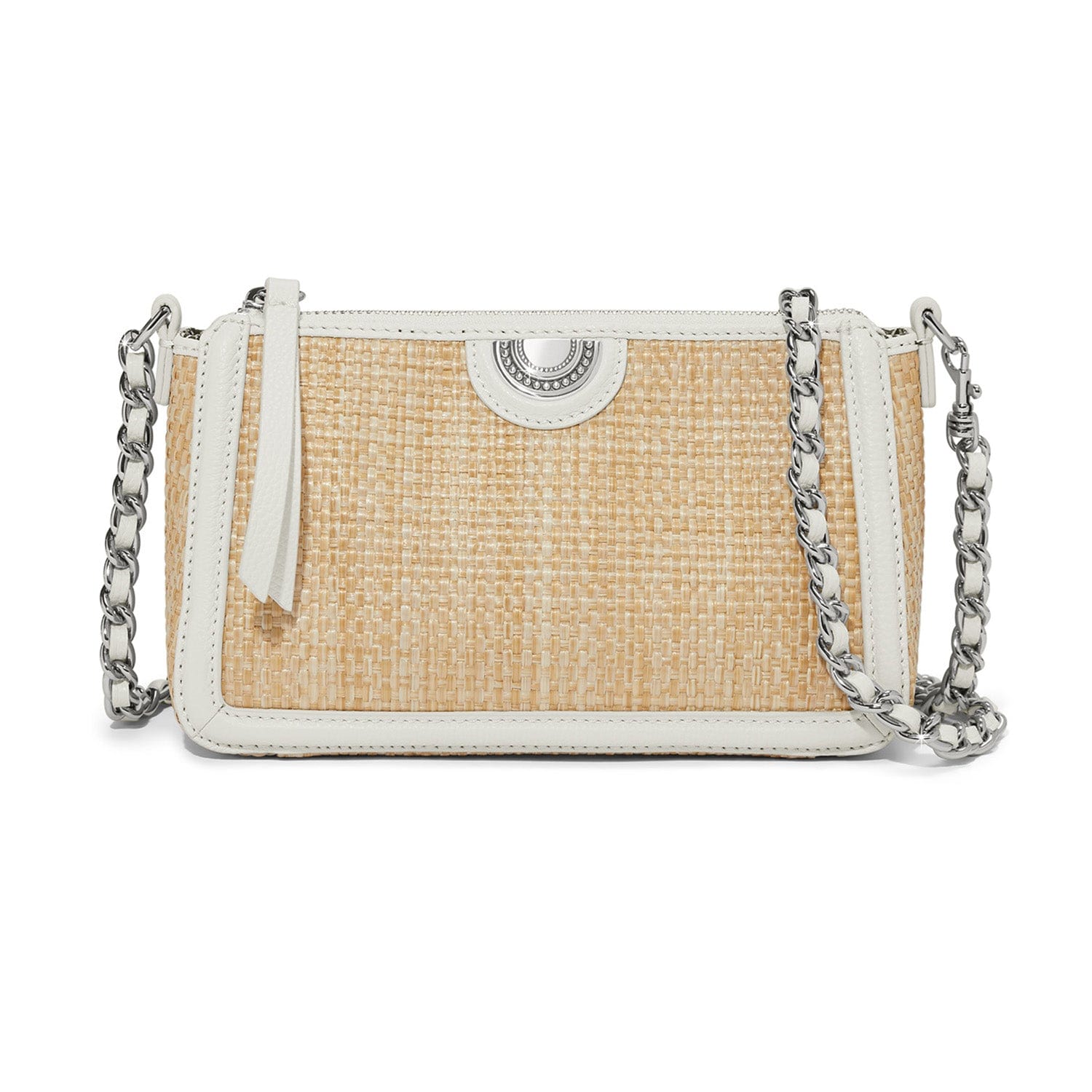 Glo Straw Mini Bag - Adjustable Chain Strap Crossbody Purse for Women