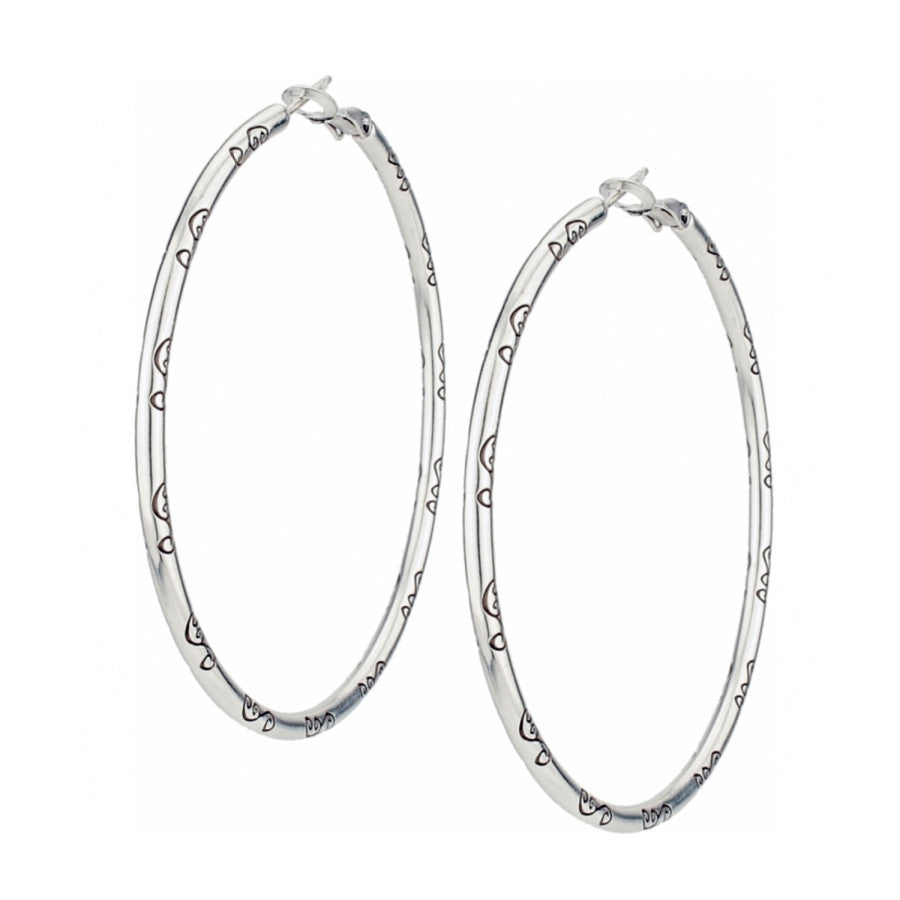 Brighton Grande Hoop Charm Earrings for Mix & Match Style