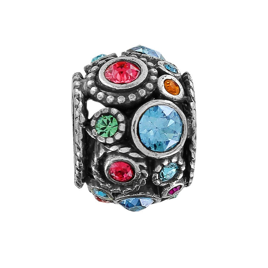 Halo Bead Charm Jewelry - Sky-Colored Stones for DIY Bracelets