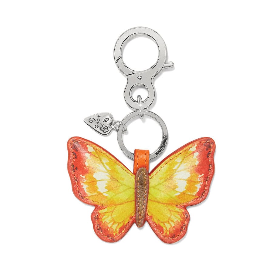 Handcrafted Butterfly Handbag Charm - Colorful Enameled Hamptons Fob