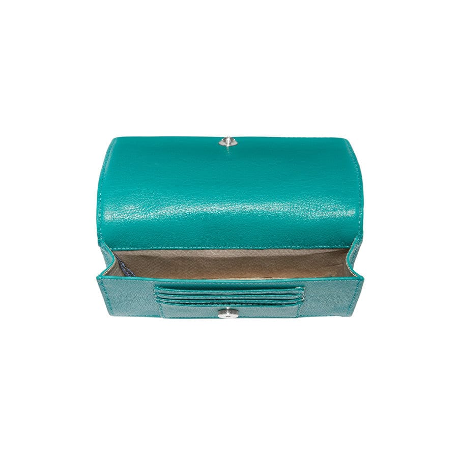 Hand-Painted Floral Leather Mini Crossbody Bag – Hamptons Collection