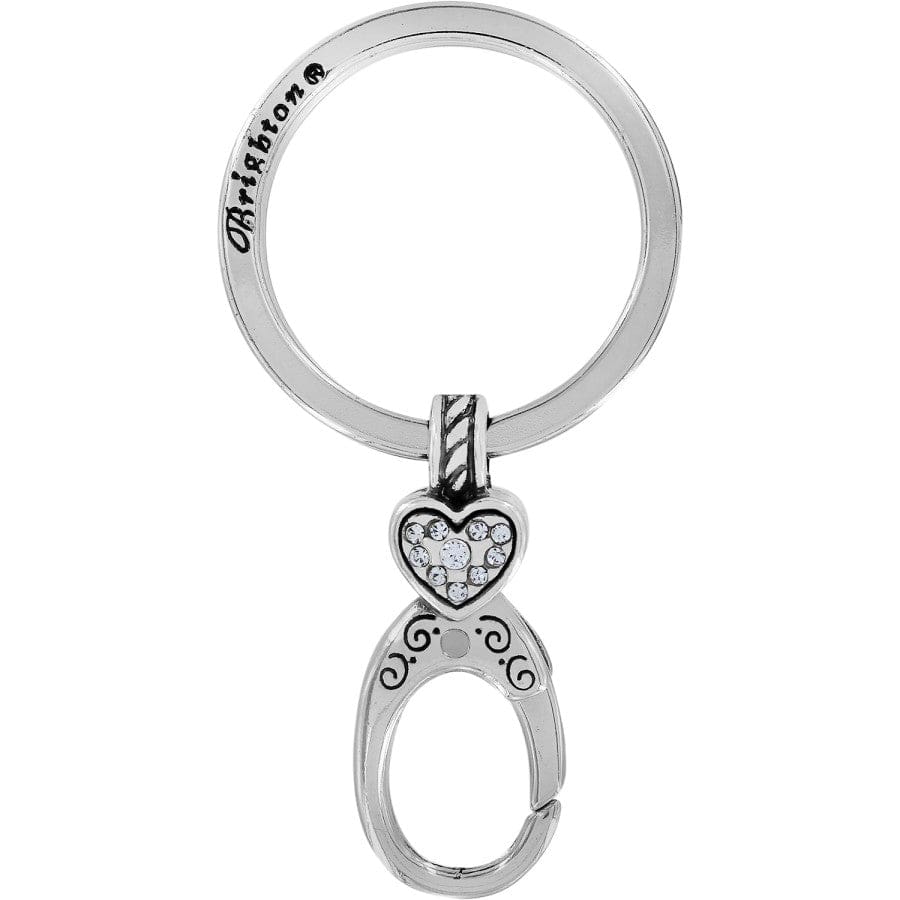 Heart Charm Keychain - Celebrate Life Key Fob Gift