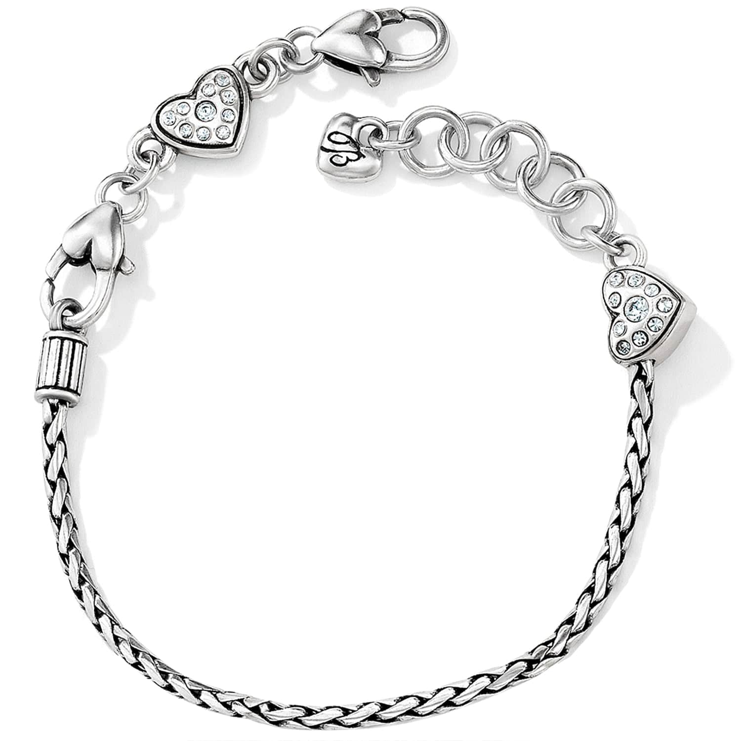 Charm Heart Slide Bracelet for Women - Adjustable & Stylish