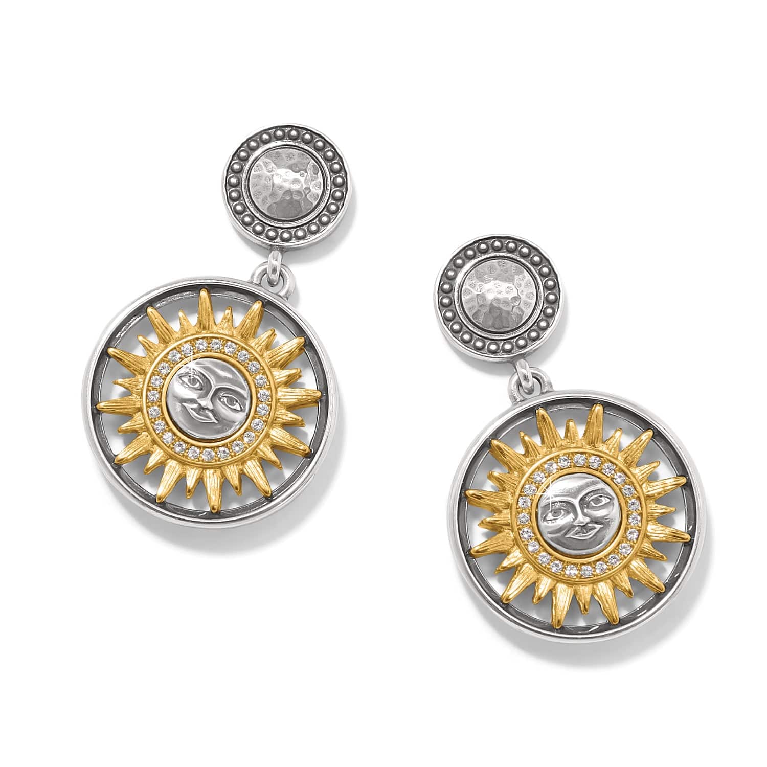 Helios Sun King Inspired Drop Earrings - Louis XIV Style