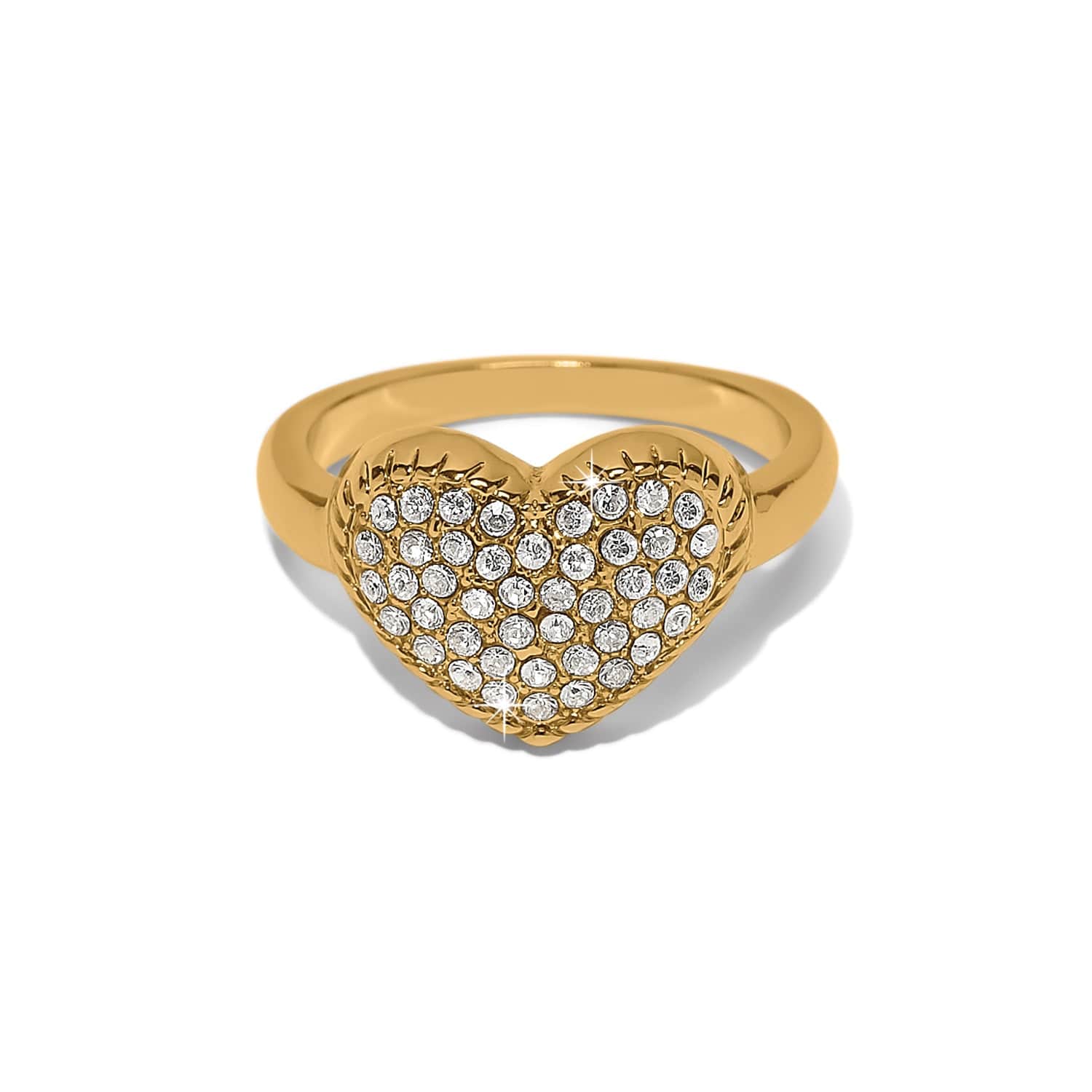 Celeste Heart Ring with Pave Diamonds – Illumina Jewelry