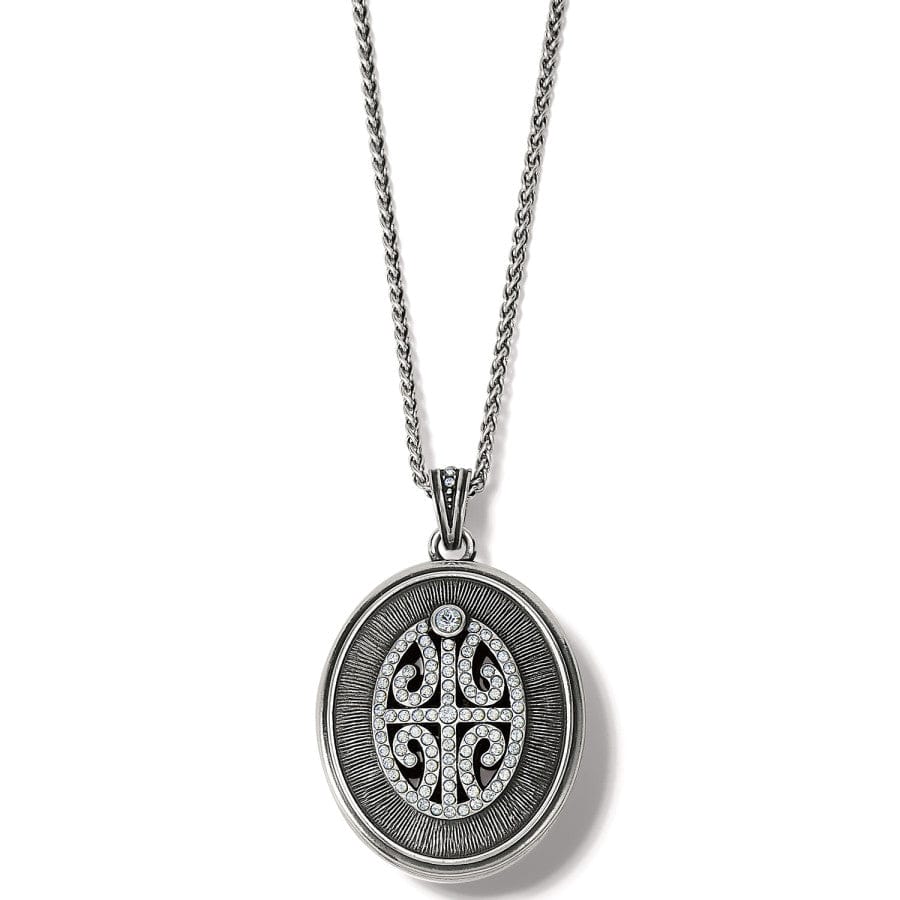 Pena Palace Inspired Locket Necklace with Pavé Design