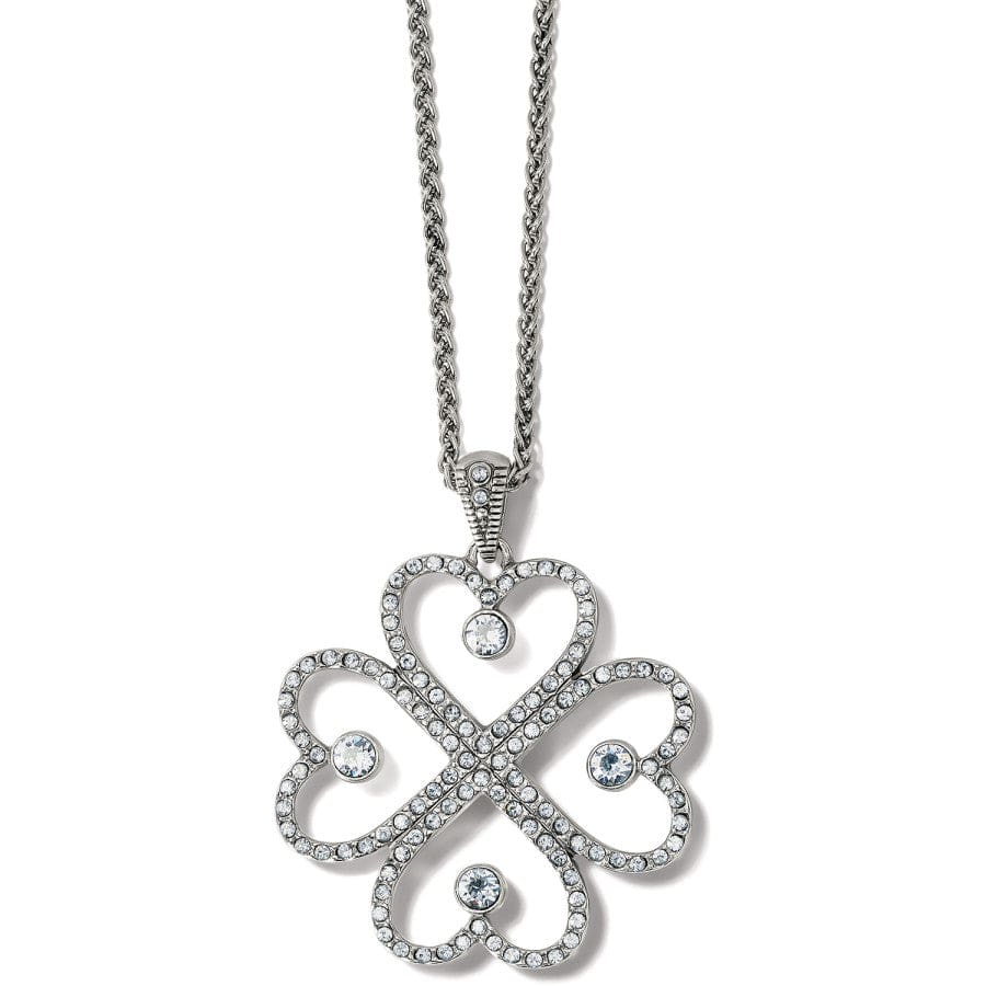 Illumina Mirrored Heart Pendant Necklace for Layering