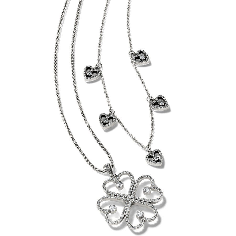 Illumina Mirrored Heart Pendant Necklace for Layering