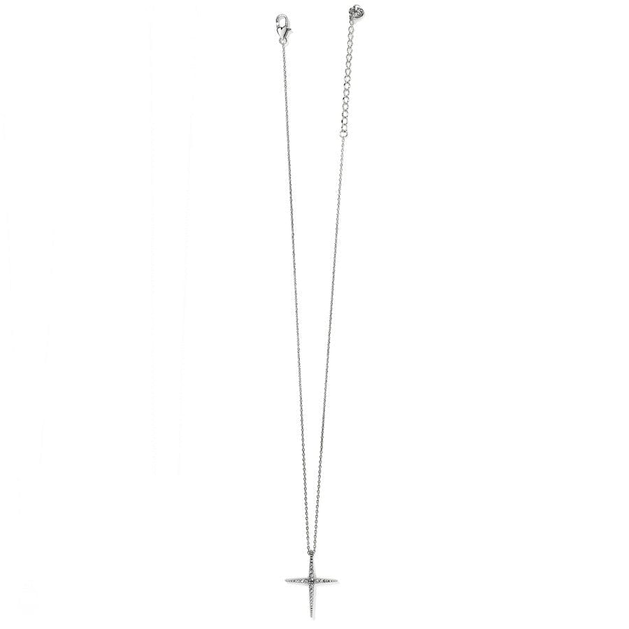 Illumina Radiance Reversible Crystal Cross Pendant Necklace