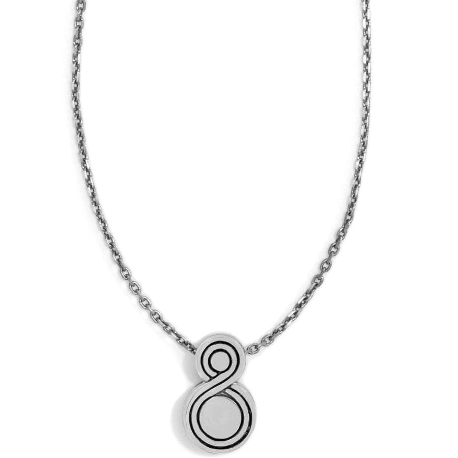 Infinity Crystal Drop Pendant Necklace – Petite & Sparkling