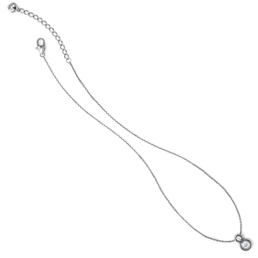 Infinity Crystal Drop Pendant Necklace – Petite & Sparkling