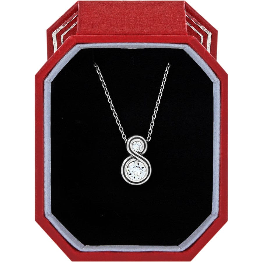 Infinity Necklace Gift Set with Sparkle Pendant & Box