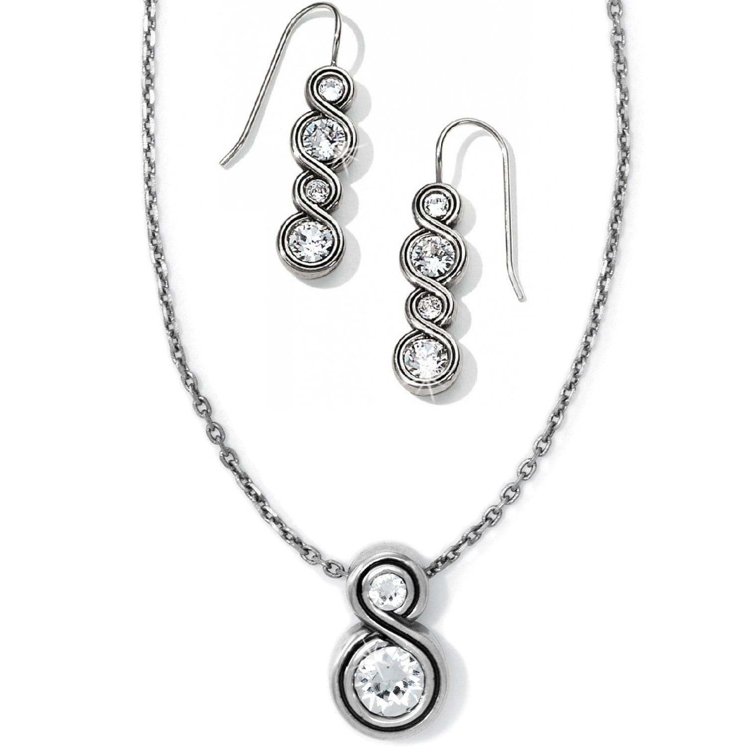 Brighton Infinity Sparkle Petite Necklace Gift Set for Her