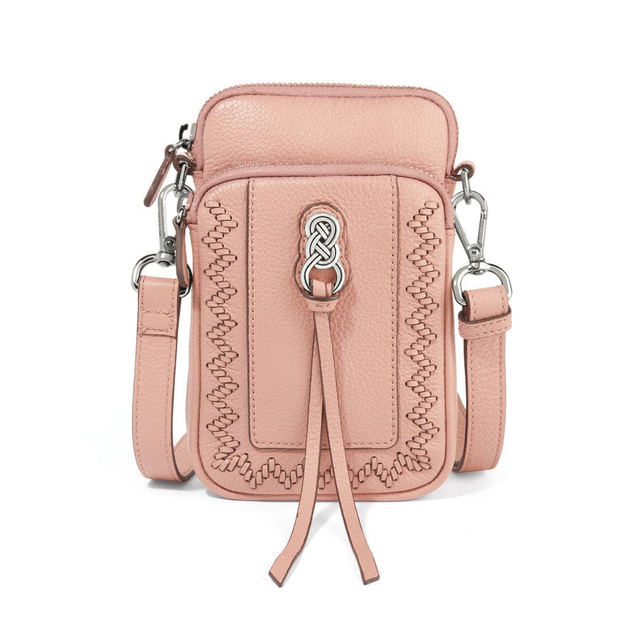 Handcrafted Leather Mini Crossbody Bag with Celtic Knot Hardware