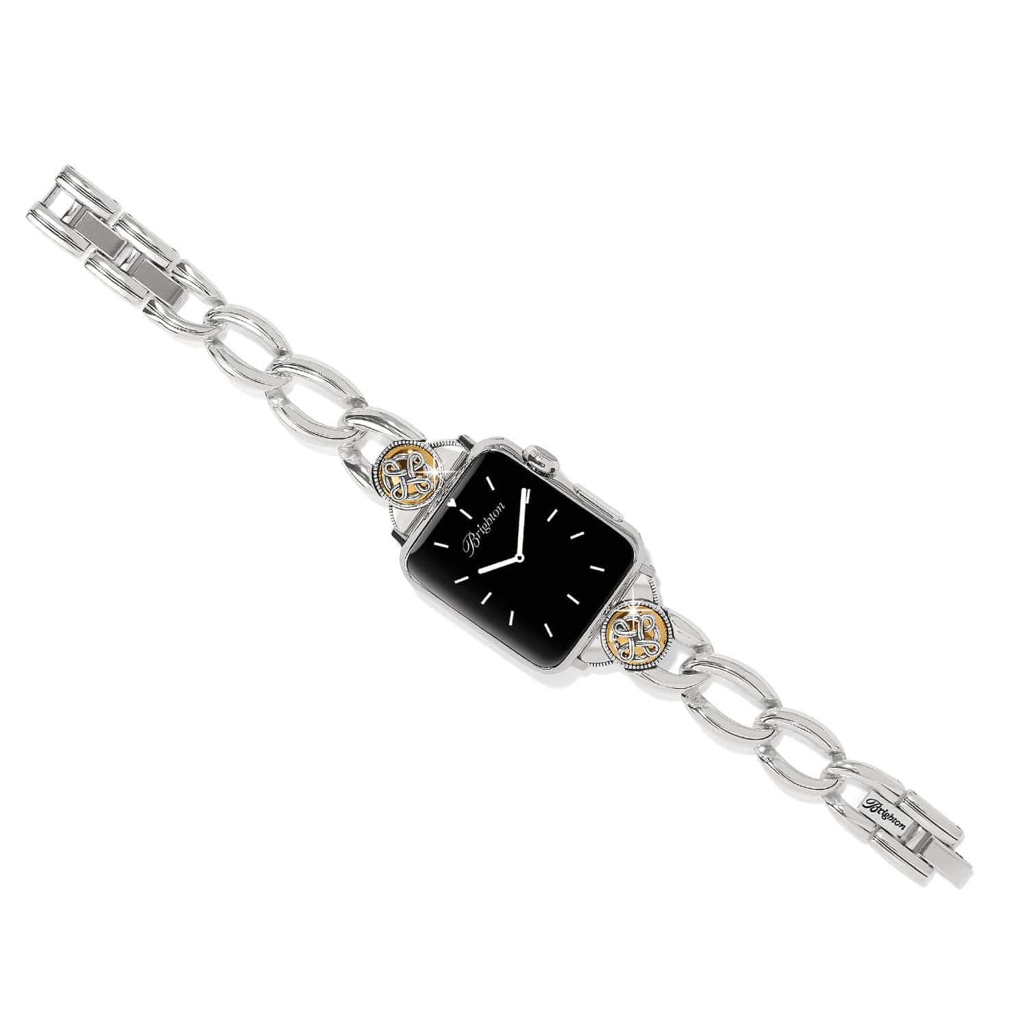 Noir Interlok Two-Tone Chain Watch Band for Apple Watch