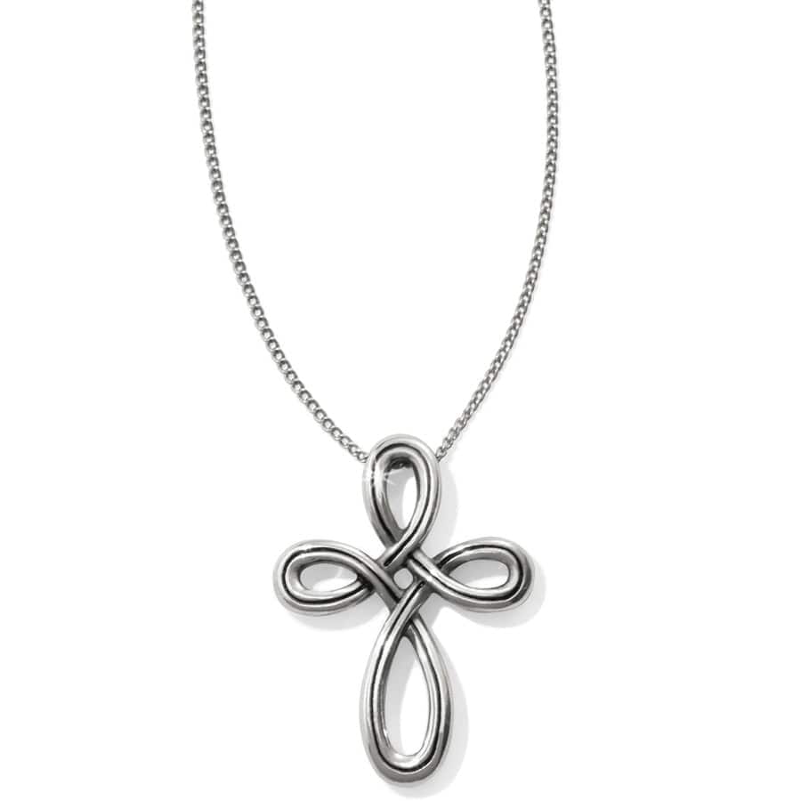 Petite Celtic Knot Cross Necklace – Interlok Eternal Love Pendant