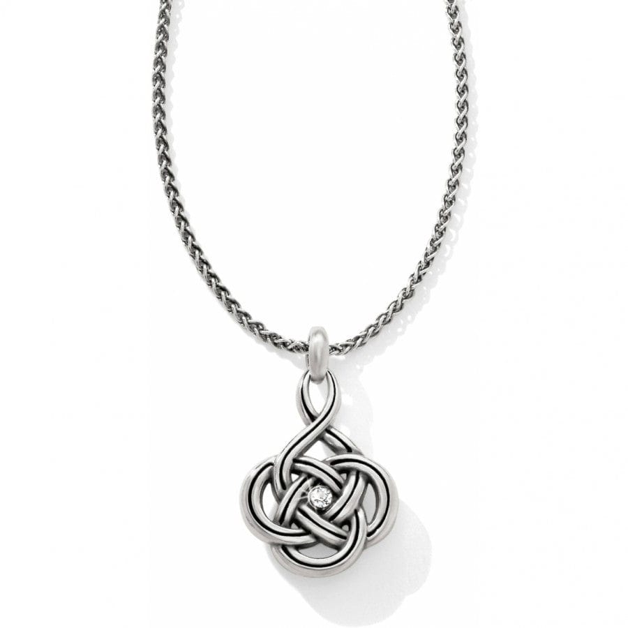 Celtic Knot Silver Necklace – Interlok Petite Pendant